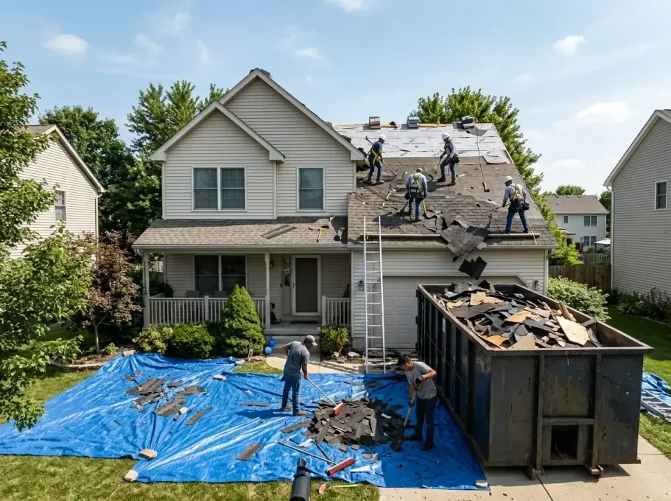 roof-replacement-debris-remova-004 — frequently asked questions, Cheapest Dumpster Rentals in Springhill, LA